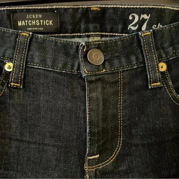 J. Crew Matchstick Mid/Low Rise 27 Short Jeans - Picture 2 of 9